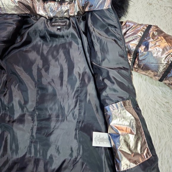Frank Lymen Design Puffer Jacket Silver - Medium - Picture 4 of 5
